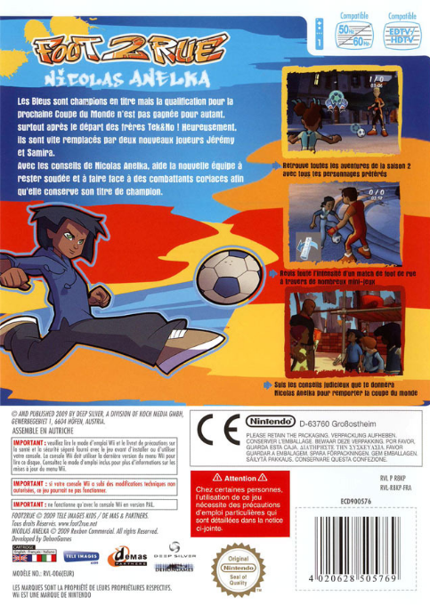 Foot 2 Rue : Nicolas Anelka - Dos