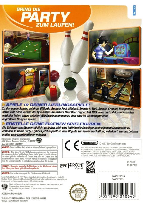 Game Party 3 dos