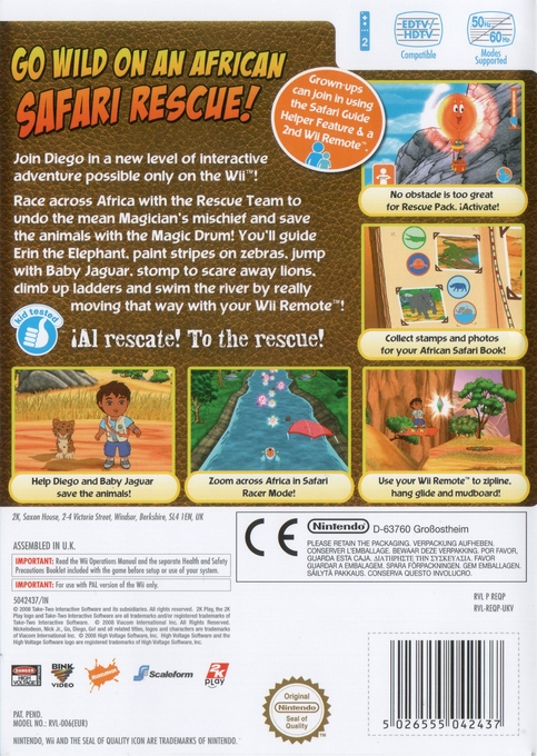 Go Diego! Mission Safari - Dos