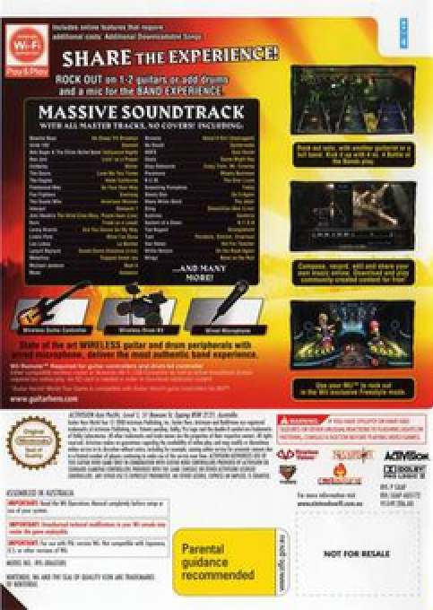 Guitar Hero: World Tour - Dos