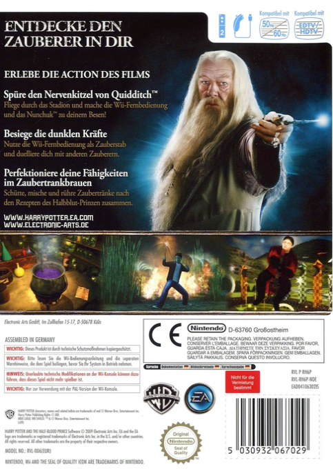 Harry Potter et le Prince de Sang-Mêlé - Dos