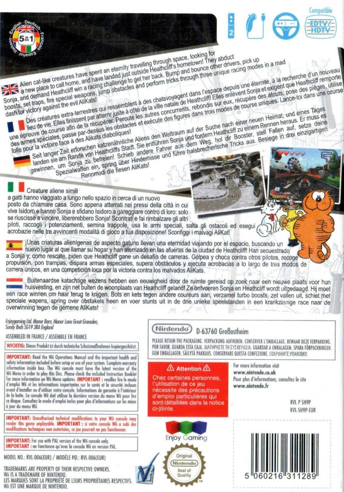 Heathcliff The Fast And The Furriest - Dos