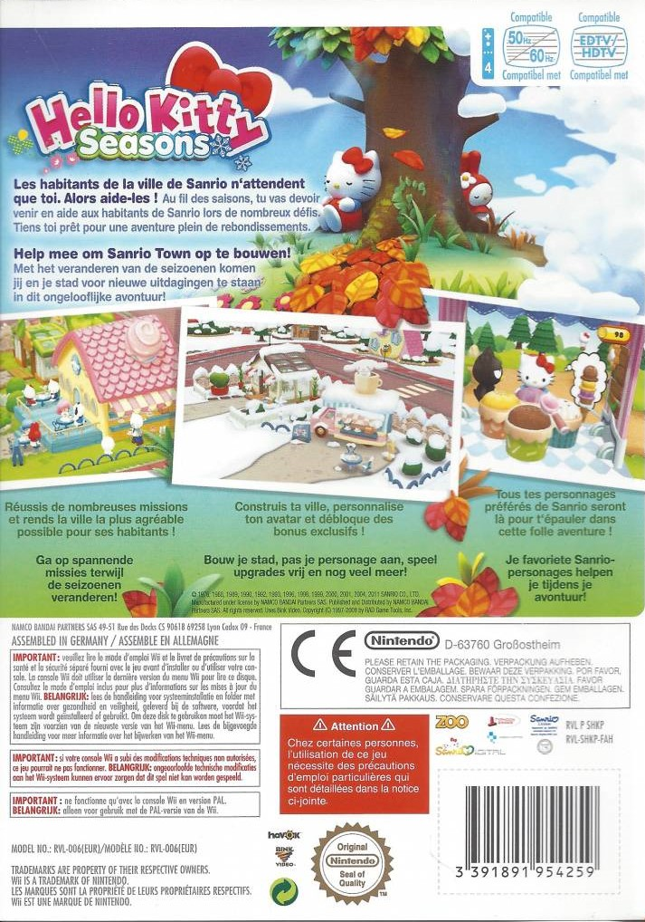 Hello Kitty Seasons - Dos