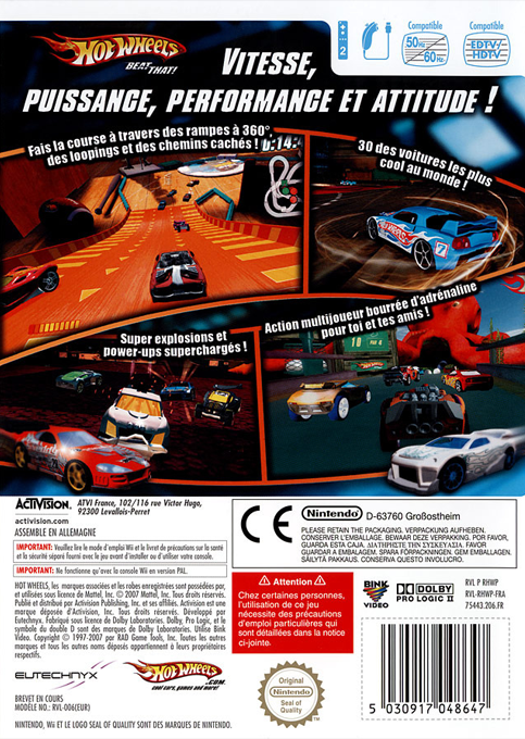 Hot Wheels : Beat That ! - Dos