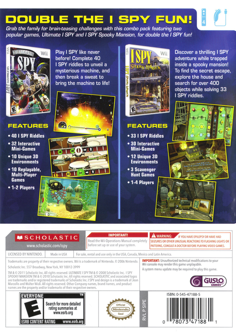I Spy Game Pack - Dos