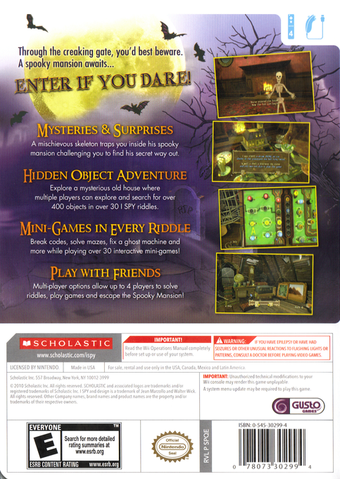 I Spy - Spooky Mansion - Dos