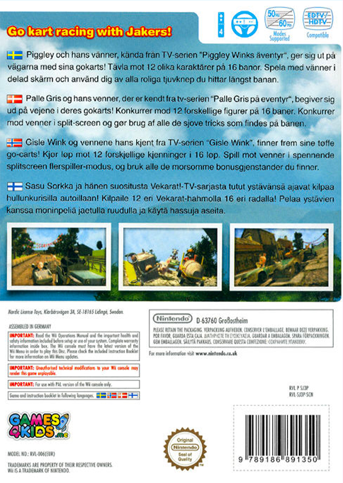 Jakers! Kart Racing - Dos