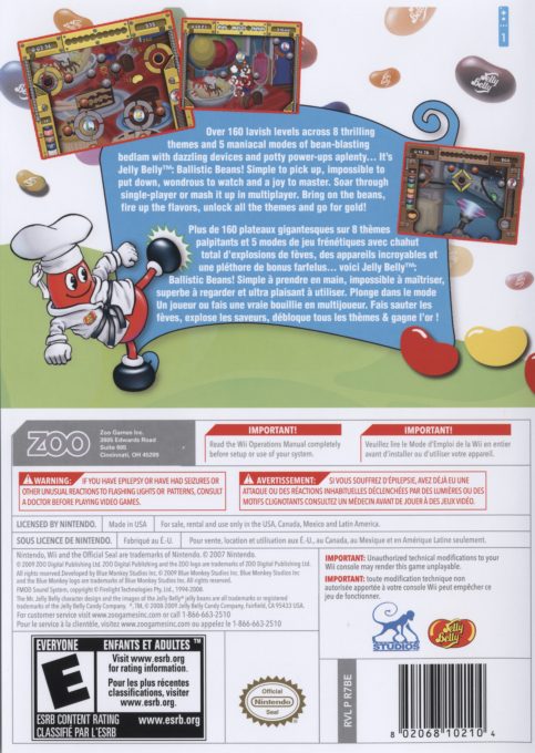 Jelly Belly : Ballistic Beans dos
