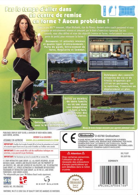 Jillian Michaels' Fitness Ultimatum 2009 dos