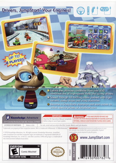 JumpStart Crazy Karts - Dos