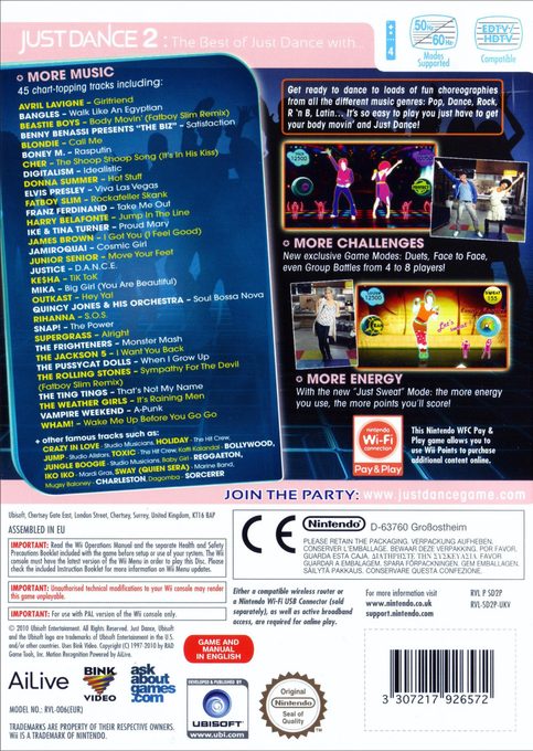Just Dance 2 dos
