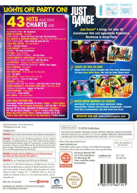 Just Dance 4 dos