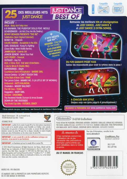 Just Dance Best Of - Dos