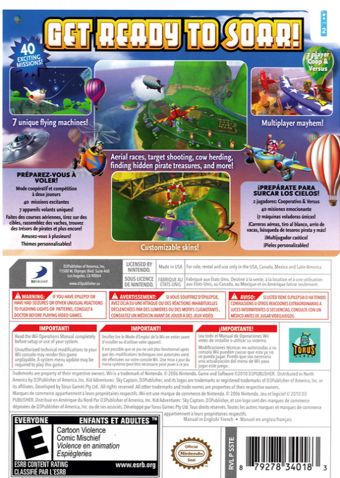 Kid Adventures Sky Captain - Dos