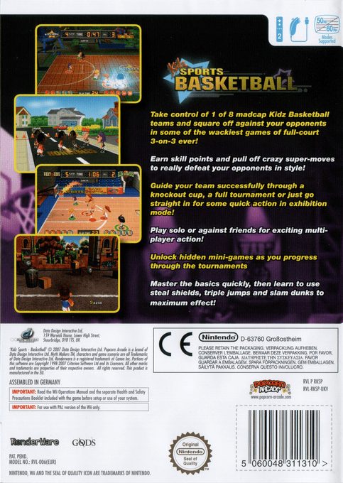 Kidz Sports Basketball dos