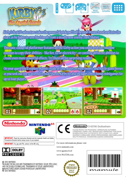 Kirby 64 : The Crystal Shards - Dos
