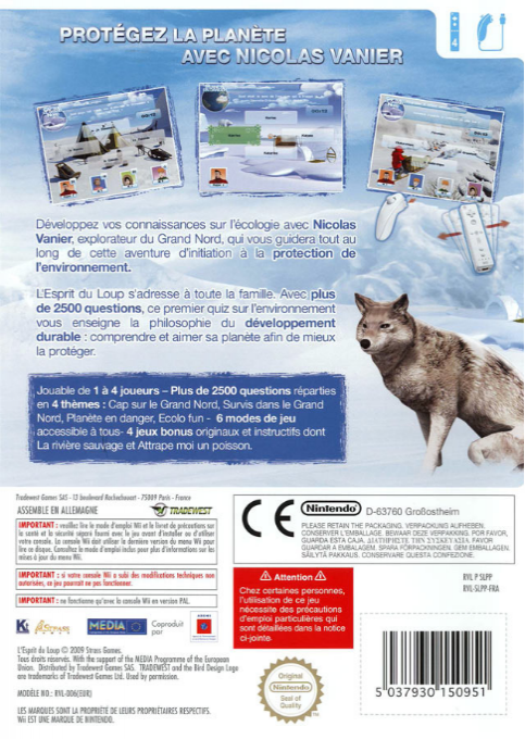 L'esprit du Loup - Dos