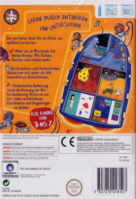 La Famille Cosmic - Dos