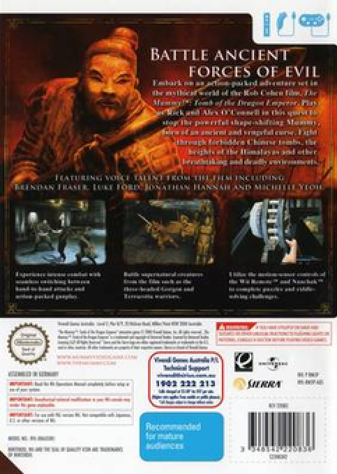 La Momie : La Tombe De L'Empereur Dragon - Dos