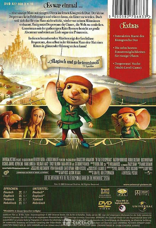 Le Conte De Despereaux dos
