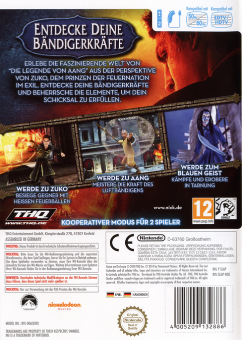 Le Dernier Maitre de l'Air dos