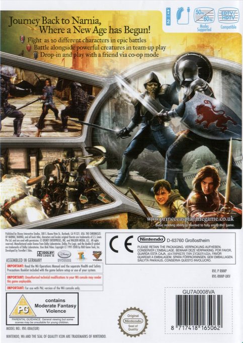 Le Monde De Narnia : Chapitre 2 : Le Prince Caspian - Dos