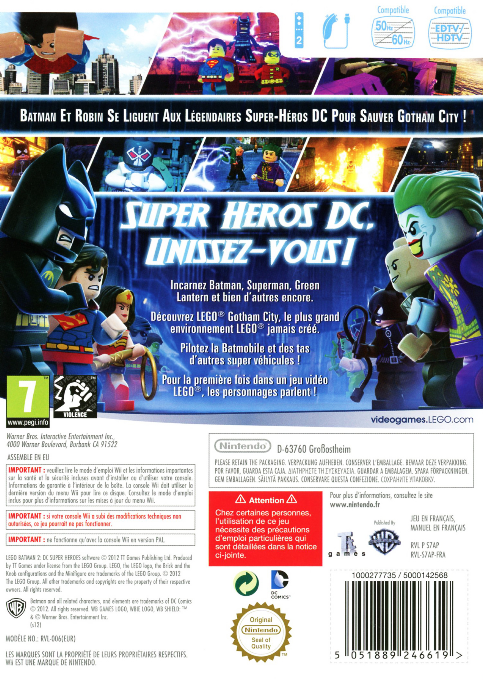 LEGO Batman 2 : DC Super Heroes dos