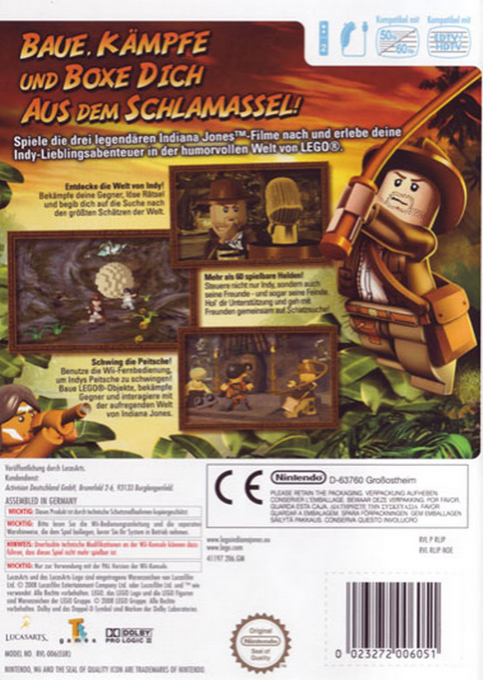 LEGO Indiana Jones : La Trilogie Originale dos