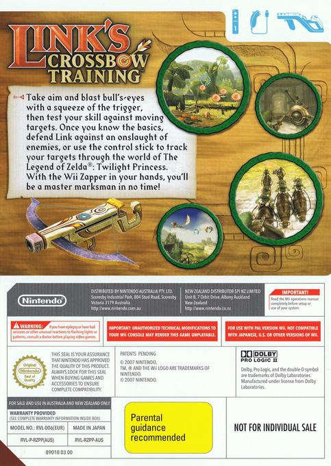 Link's Crossbow Training - Dos