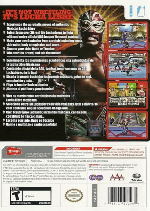 Lucha Libre AAA : Héroes del Ring dos