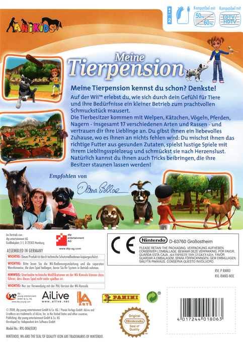 Ma Pension D'animaux - Dos