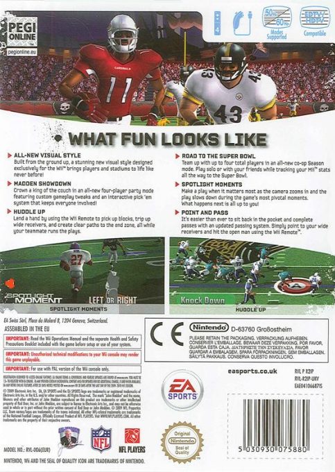 Madden NFL 10 dos
