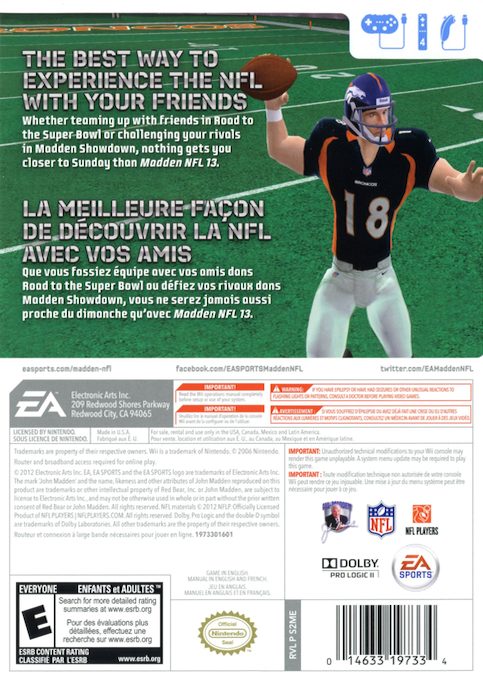Madden NFL 13 dos