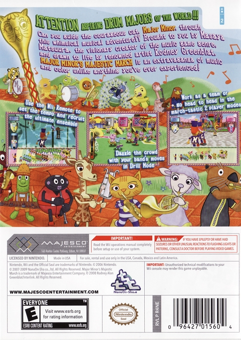 Major Minor's Majestic March dos