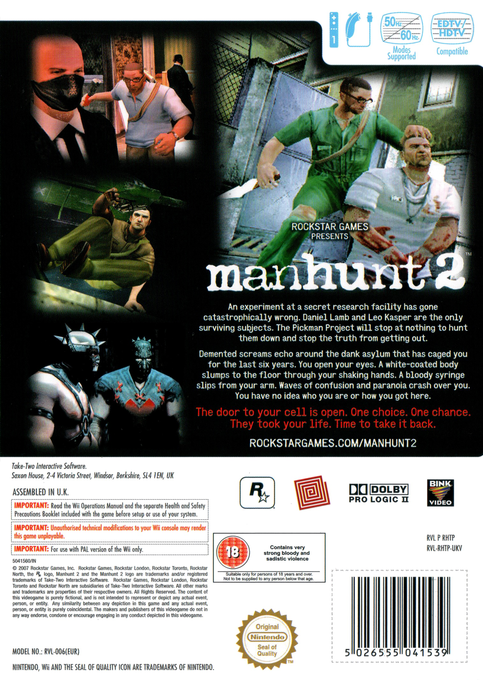 Manhunt 2 - Dos
