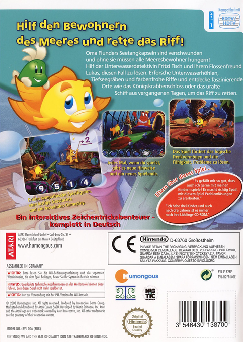 Marine Malice : Le Mystère des Graines d'Algues - Dos