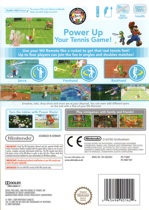 Mario Power Tennis - Dos