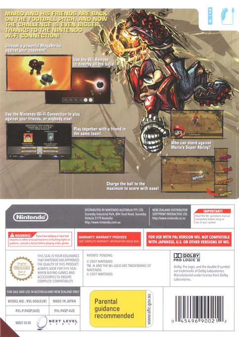 Mario Strikers Charged - Dos