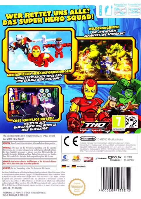 Marvel Super Hero Squad : The Infinity Gauntlet - Dos