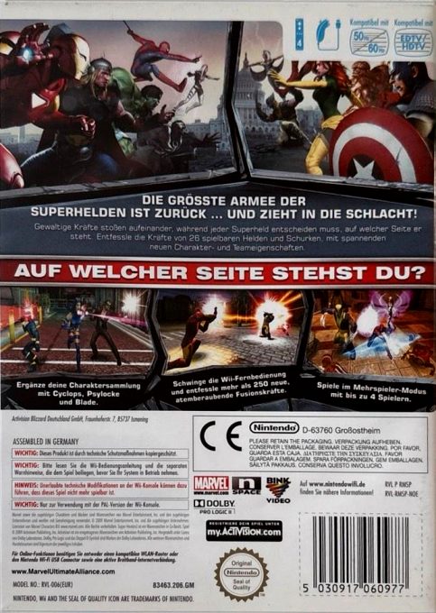 Marvel Ultimate Alliance 2 dos