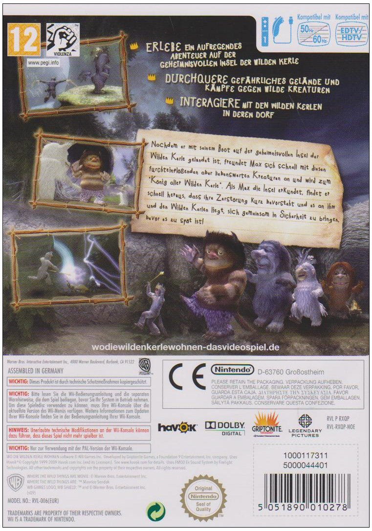 Max Et Les Maximonstres dos