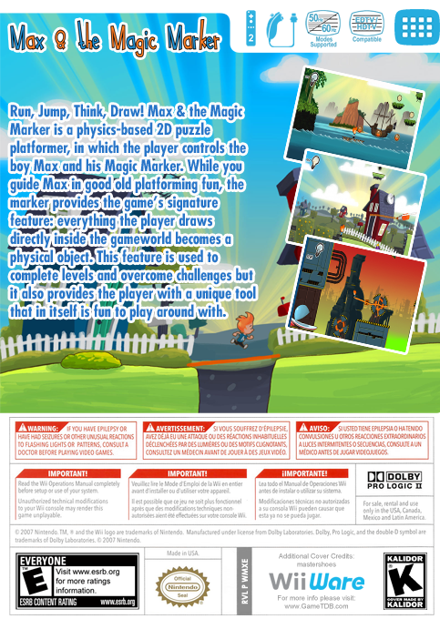 Max & the Magic Marker - Dos
