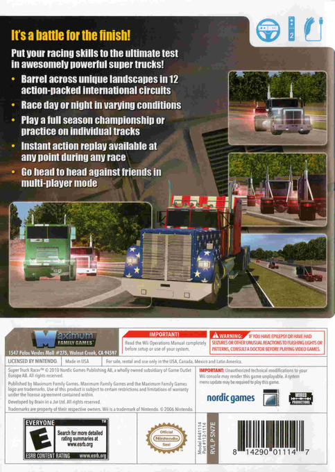 Maximum Racing : Super Truck Racer - Dos