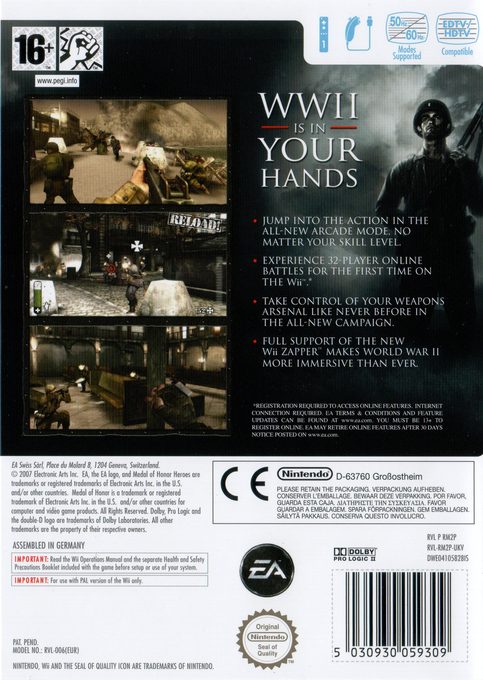 Medal of Honor : Heroes 2 dos