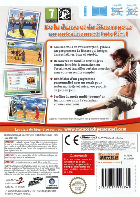 Mon Coach Personnel : Danse & Fitness - Dos