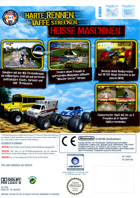 Monster 4x4 World Circuit - Dos