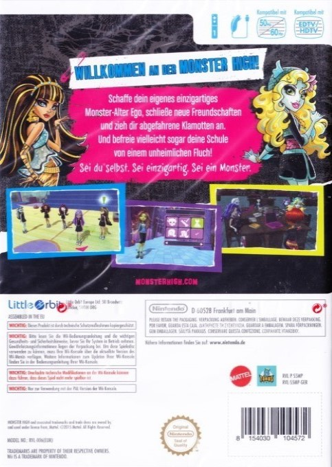 Monster High : Une Nouvelle Élève à Monster High - Dos