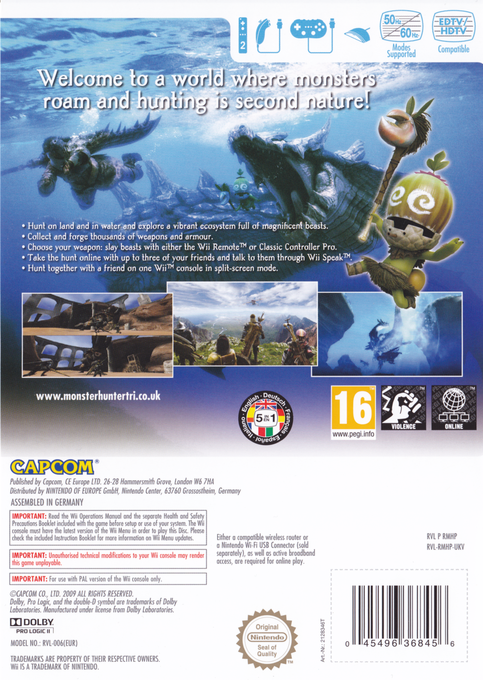 Monster Hunter 3 - Dos