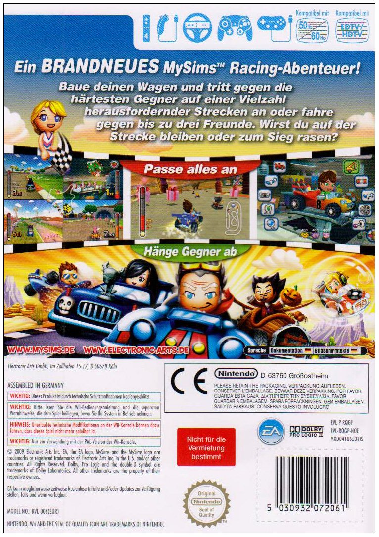 Mysims Racing - Dos