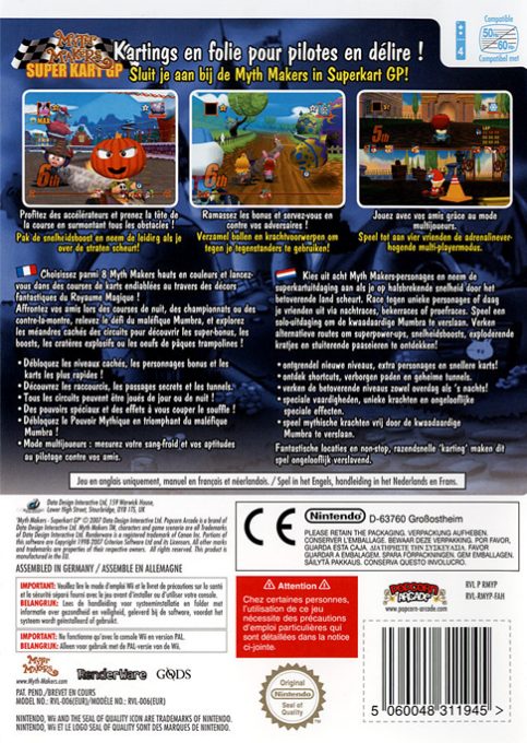Myth Makers : Super Kart GP dos